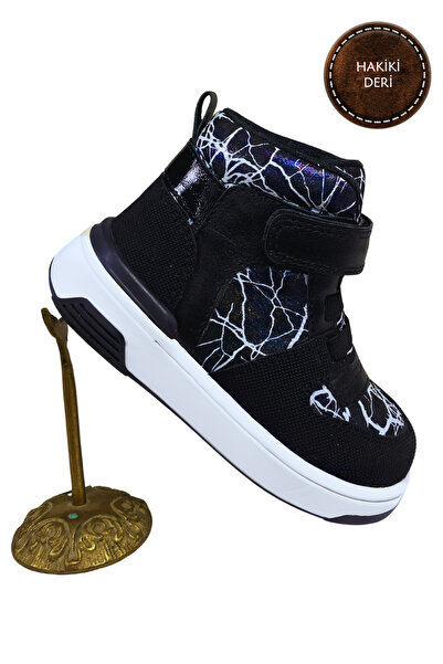 şenler bebe world kids Children-Baby Boots Genuine Leather Orthopedic Sole Stylish Comfortable