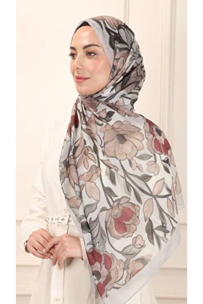 locella شال قطني منقوش بالحجر