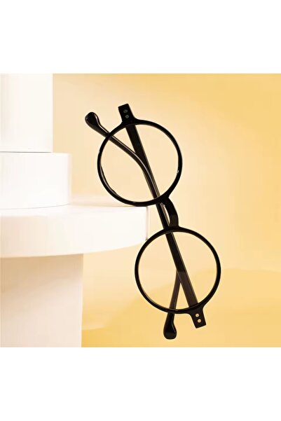 lenzio Harmful Light Proof Round Model Screen Book Reading Glasses
