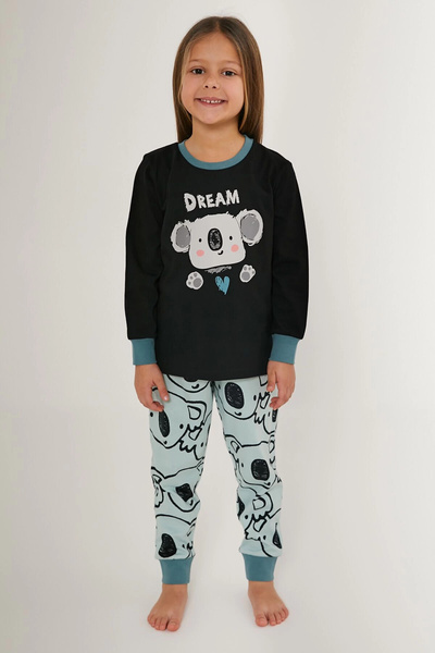 Rolypoly Girl's double set - black