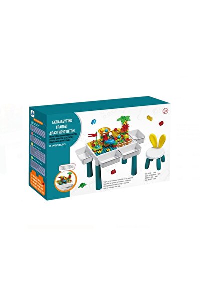 OEM Educational table with activities + cubes 85 pieces - chair included