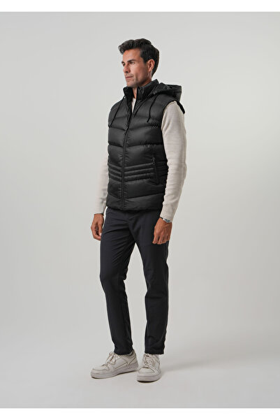 PIQUE Men's Vest Hooded Men's Puffer Vest