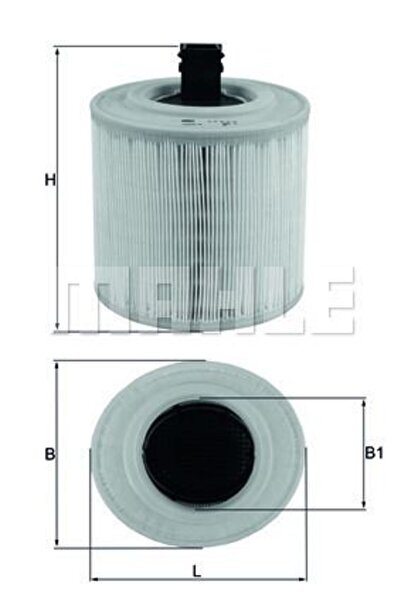 MAHLE Air Filter Opel Astra K 15>22 1.0-1.4-1.6 Xfl-Xft-Dth-Dte-Dti-Dtn-Xnt-Dtr-Sht