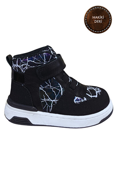 şenler bebe world kids Children-Baby Boots Genuine Leather Orthopedic Sole Stylish Comfortable