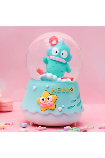 Livava Dinozor Büyük Boy Kar Küresi Işıklı, Müzikli, Püskürtmeli, Mavi, 16X12