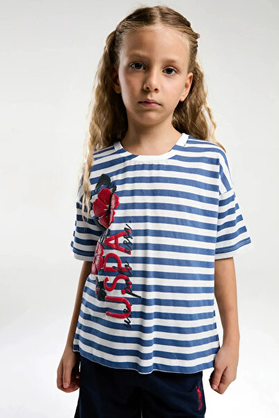 U.S. Polo Assn. Girls' Waiter Bermuda Suit - Night Blue