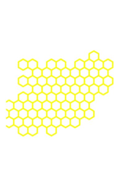 Oracal Sticker moto, auto decorativ, rezistent la apa si UV. laterale, model faguri, 20cm, galben