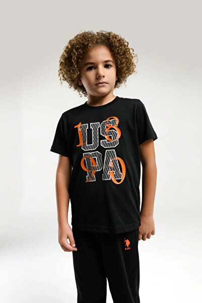 U.S. Polo Assn. Men's Waiter Pajama Set - Black