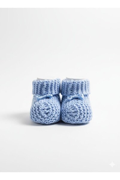 Sarler Bebek Patik Bebek Botu Yeni Doğan ve Bebekler İçin Yumuşak Örgü Ayakkabı