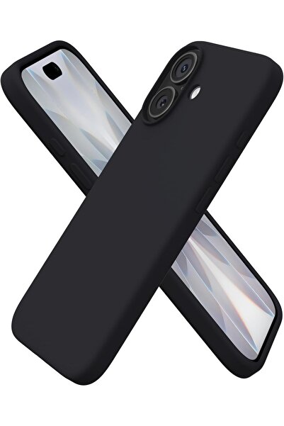 USIDE iPhone 17 Case Inside Velvet Shockproof Screen and Camera Raised Lasman Cover-Black