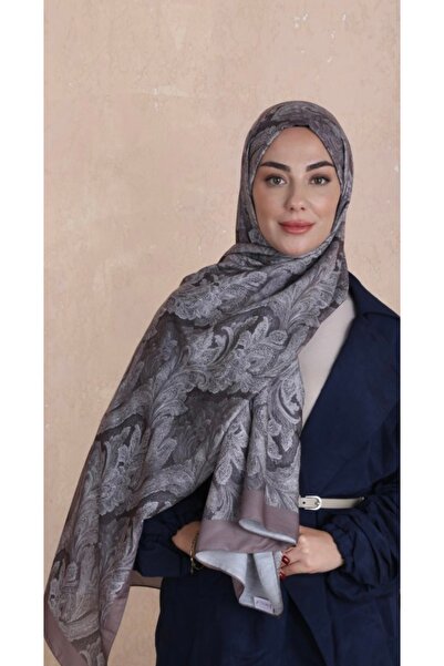 locella Koza Cotton Shawl-Milk Coffee-5