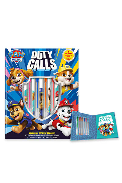 PAW PATROL Patrula Cățelușilor Duty Calls set caiet + stilou gel