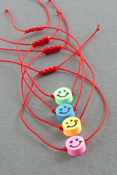 Cosmos e-ticaret سوار من خيوط المكراميه بتصميم إيموجي للتسوق من AhEs