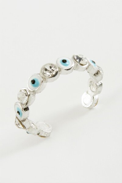CT STONES Ring with Evil Eye Stone
