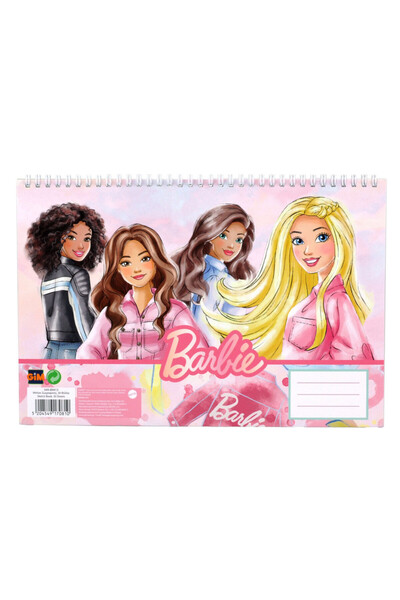 Barbie Paints A4 spiral sketchbook, 30 sheets