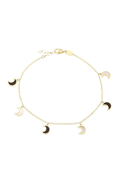 Bijuteria SORELLY Brățară din aur de 14k cu semilună