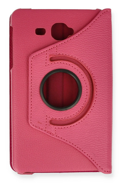 NewFace Nrtmsa Samsung Galaxy T280 Tab a 7 Case 360 Tablet Leather Case (02134) - Pink