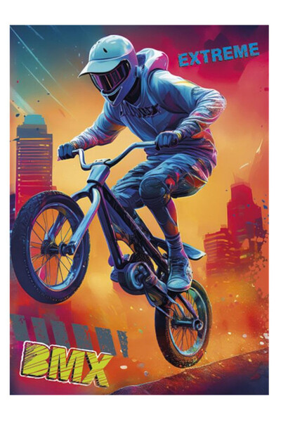 CARS Extreme Vehicle BMX Elastic Folder A/4