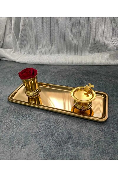 kumsal home züccaciye 6 LI LÜX BATON TİTANYUM KAPLAMA SÖZ NİŞAN ÇAY SUNUM VE ...