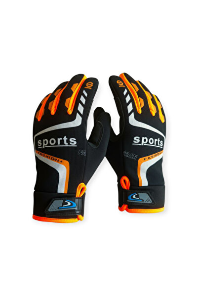 Mustran قفازات رياضية للدراجات النارية من النيوبرين مقاس L-XL | نموذج خارجي مقاوم للماء ومقاوم للرياح