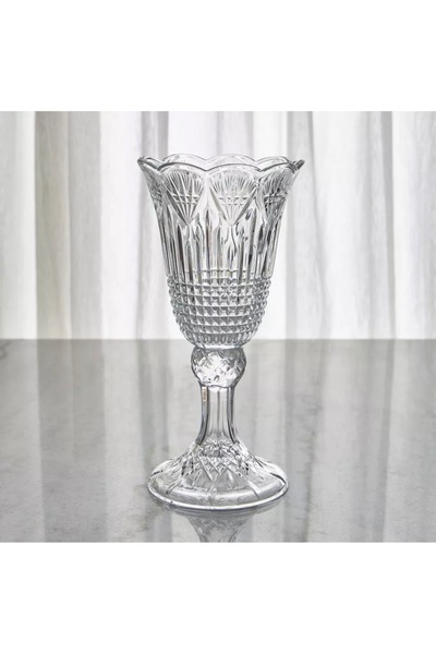 cc bin shihon Large crystal glass vase, 39 cm, a crystal masterpiece