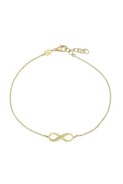 Bijuteria SORELLY Brățară Infinit din aur de 14k