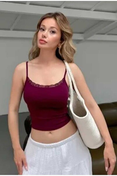 snow basic Dantelli Likralı Süprem Atlet