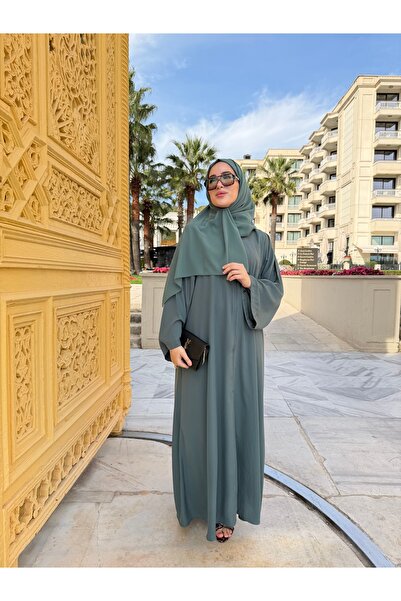 El Amira Sahra Premium Özel Dikim İşlemeli Abaya