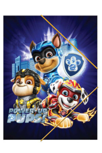 PAW PATROL Paw Patrol Power Up A/4 φάκελος με ελαστικό