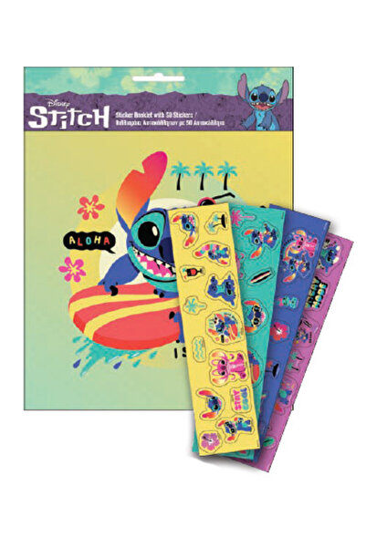 Stitch Άλμπουμ αυτοκόλλητων Disney Lilo και Stitch με 50 αυτοκόλλητα