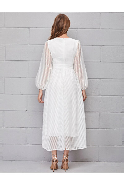 Sheya Shein maxi dress, white