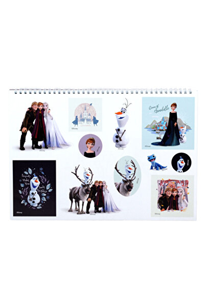 Frozen Disney Frozen Heart A/4 Spiral Sketchbook with 40 Pages and Stickers