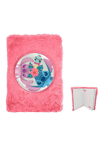 Stitch Disney Lilo și Notițiar A5 din pluș, caiet de notițe