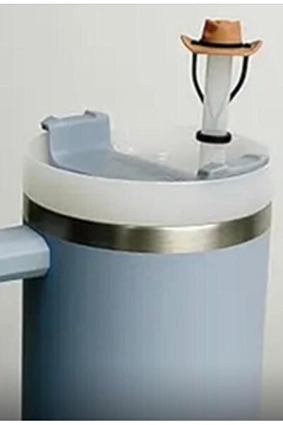 alisa 1 adet Kovboy Şapkası Pipet Kapağı