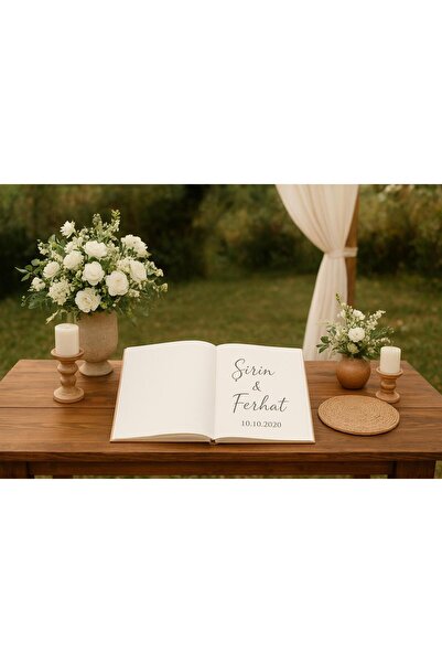 asel sanat Wedding Invitation Welcome Book Memorial Book