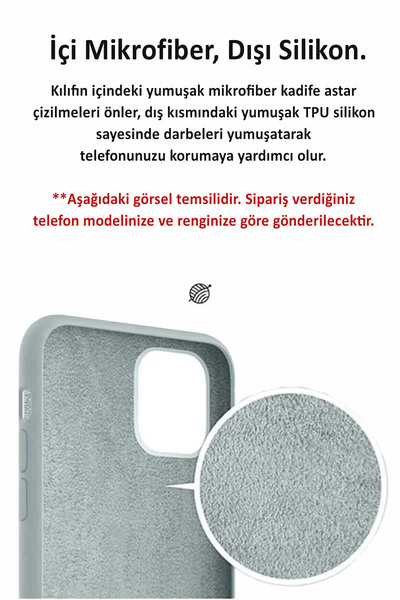 shoptocase iPhone 17 Pro Max Compatible Suede Inside, Soft Silicone Outside Launch Phone Case