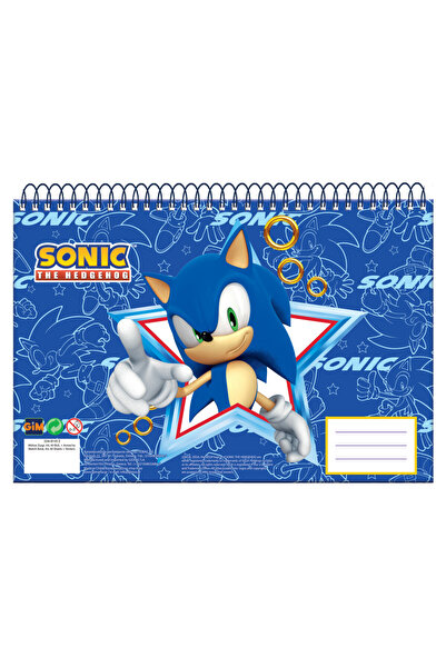 Sonic Hedgehog Rush A/4 spiral sketchbook, 30 sheets