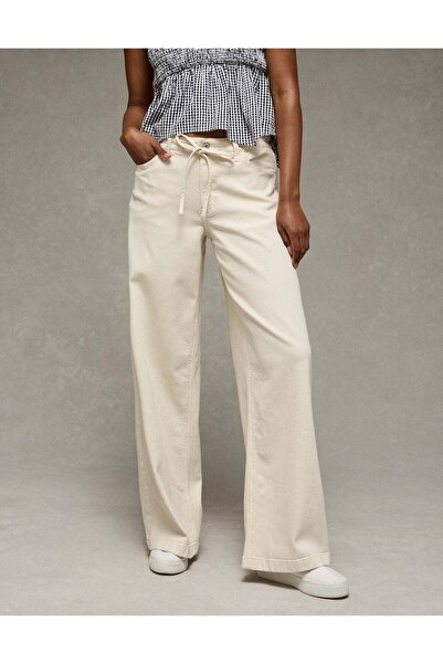 AMERICAN EAGLE AE Dreamy Drape Stretch Low-Rise Ultra Wide-Leg Pant