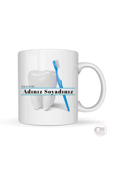 kuphane Diş Hekimi Kupa Bardak, Kişiye Özel Dental Temalı Hediye