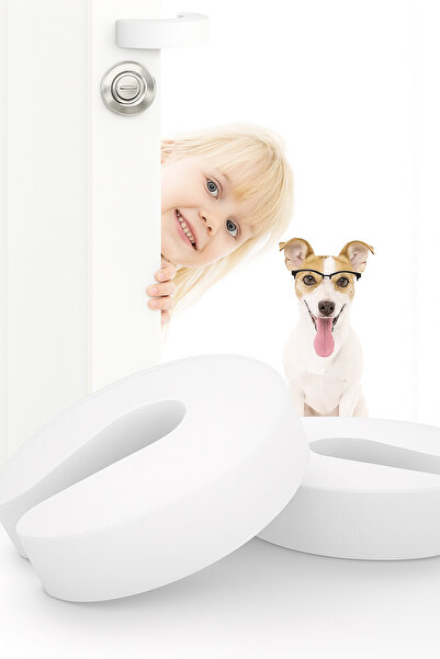 ANI OFİS KIRTASİYE A K Door Anti-Slam Set of 4 – Baby Safety Foam Door Stopper, Finger Protector