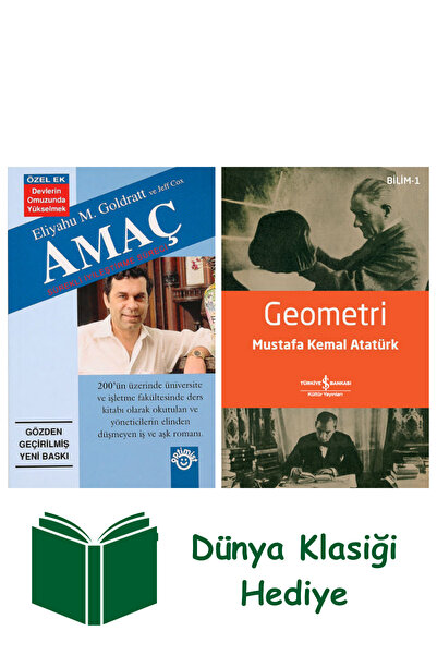 TÜRKİYE İŞ BANKASI KÜLTÜR YAYINLARI Amaç + Geometri + Dünya Klasiği Hediye