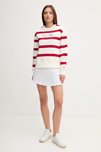 Hilfiger Denim ".Tommyhilfiger Script Reg Pique Swtshrt Women's Sweatshirt