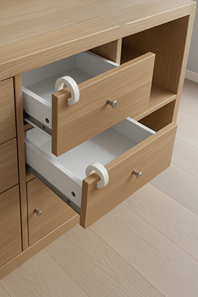 ANI OFİS KIRTASİYE A K Door Anti-Slam Set of 4 – Baby Safety Foam Door Stopper, Finger Protector