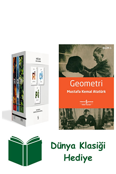 TÜRKİYE İŞ BANKASI KÜLTÜR YAYINLARI Azra Kohen Kutulu Set Fi-Çi-Pi + Geometri...