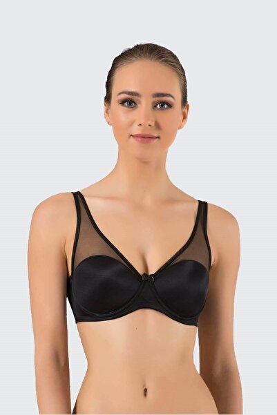 OBJE Kadın Siyah Minimizer Sütyen