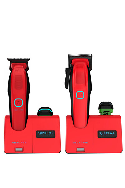 Supreme Trimmer Recharge Tıraş Makineleri Seti 7500+ RPM Motor, 3 Saatlik Pil...