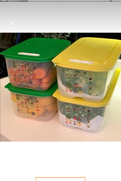 Tupperware Sera 4-Piece Set, 2 Pieces of 6.1, 2 Pieces of 4.4
