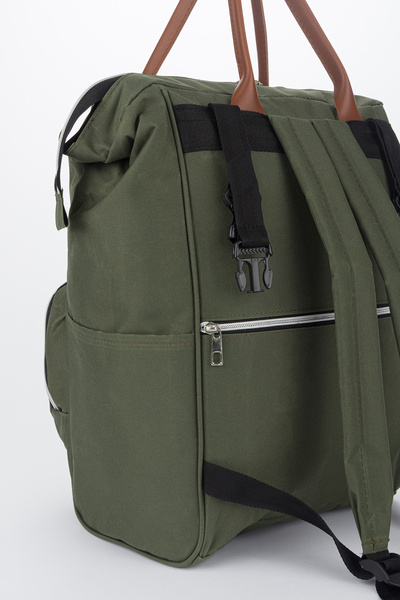 Lui Baby Mother Baby Care Backpack with Strap Attachment and Leather Detail