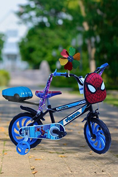 Fiesta 15 Jant Mavi Erkek Çocuk Bisikleti LED IŞIKLI ÇANTALI PÜSKÜLLÜ 2025 Yeni Sezon