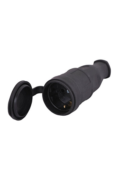 OEM Schuko rubber coupler 16A 3500W IP44 Lezard 106-0400-0102